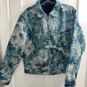 Pacsun Floral Tapestry Zip Jacket | Women’s Medium